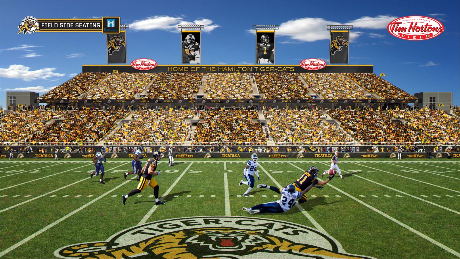 Hamilton Tiger Cats Stadium Design Tim Hortons Field Stadiumdb