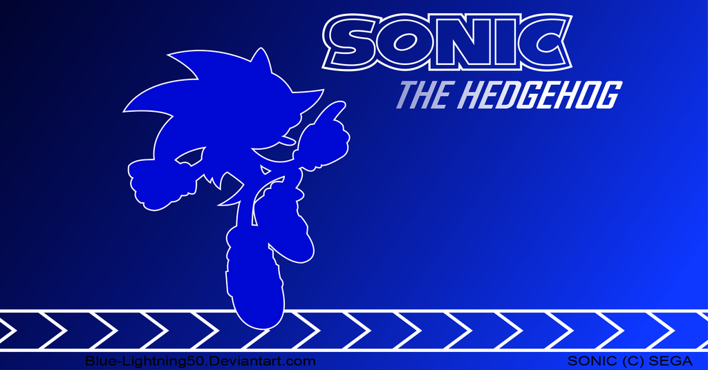 Sonic the Hedgehog Desktop Wallpaper by Blue Lightning50