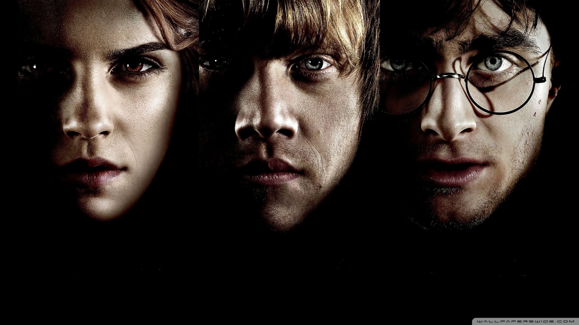 Hermione Ron And Harry Potter Wallpaper