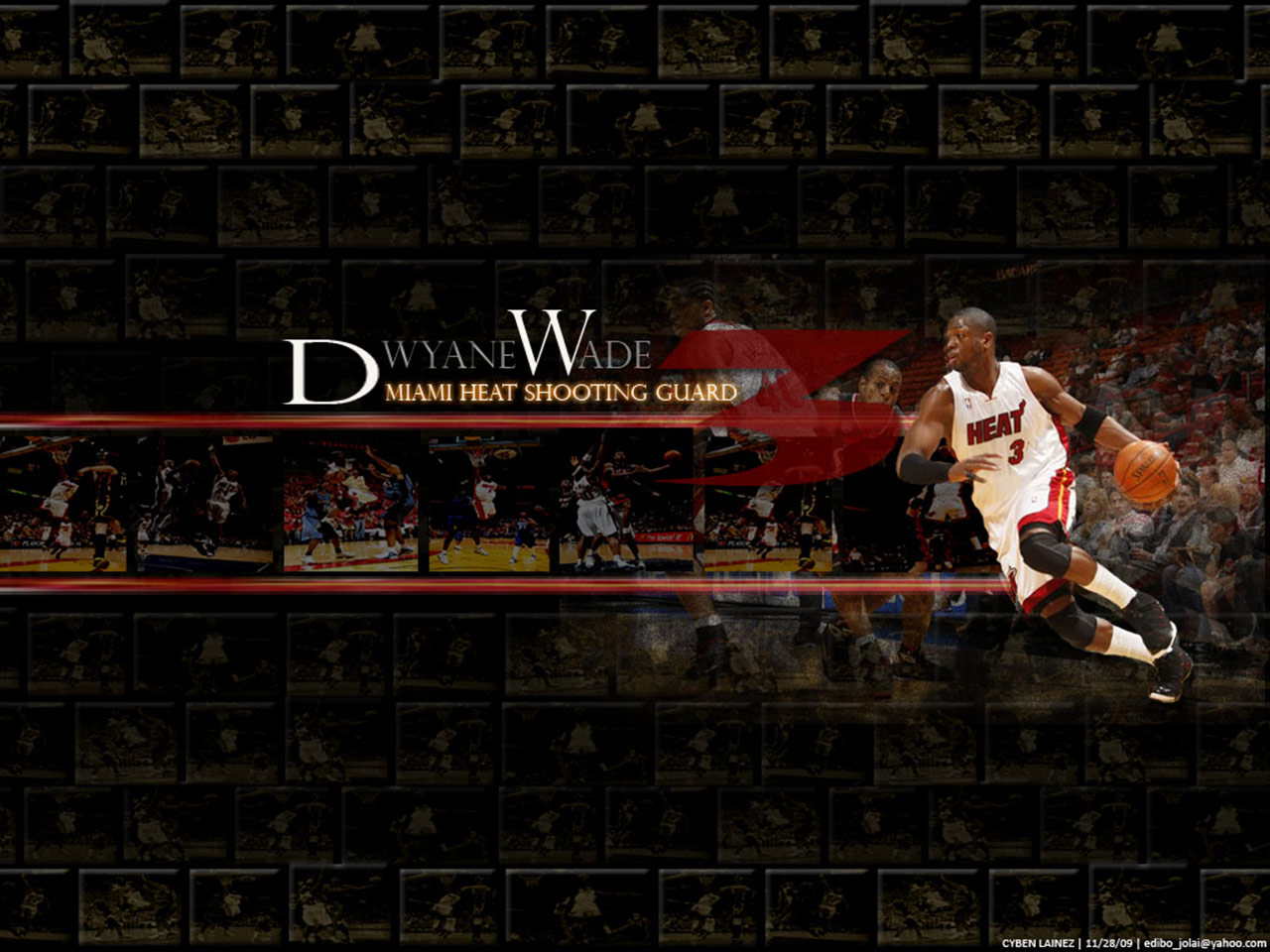 Dwyane Wade Miami Heat Top Shooting Guard The Flash Man Nba