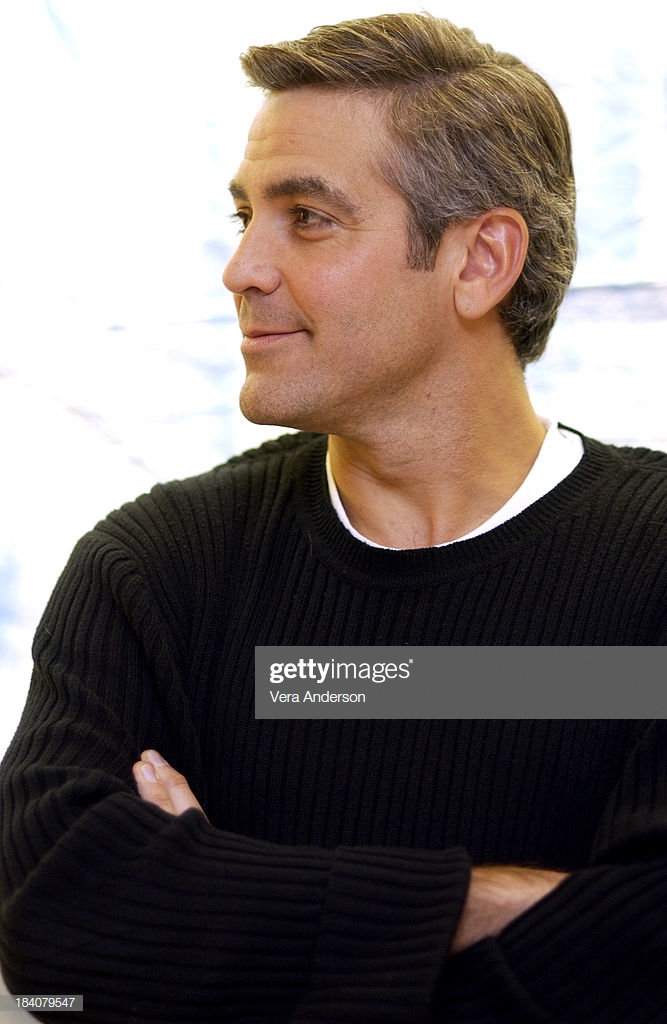 George Clooney During Solaris Press Conference With
