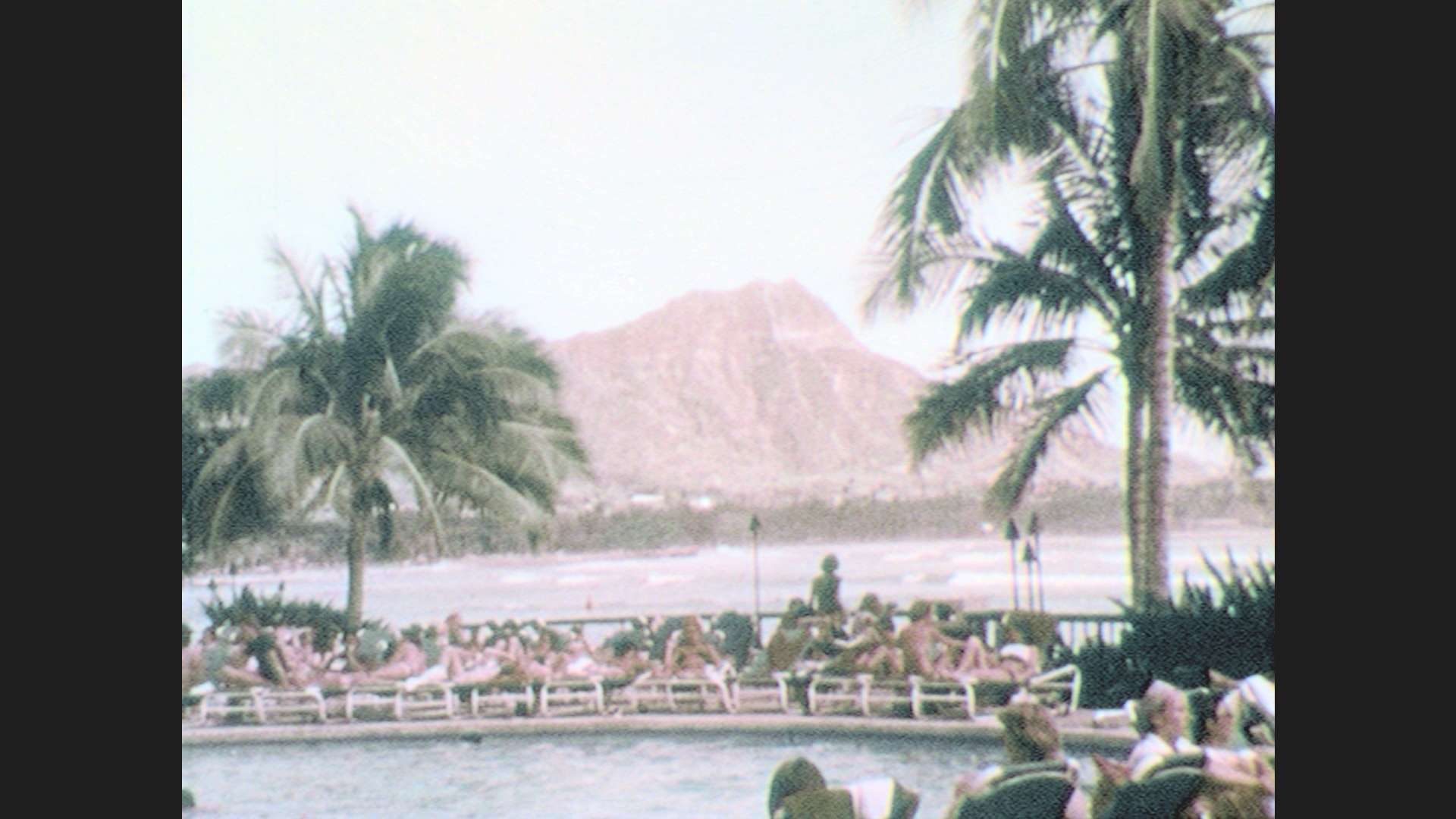 1960s United States Sheraton Waikiki Hotel Hawaii People On