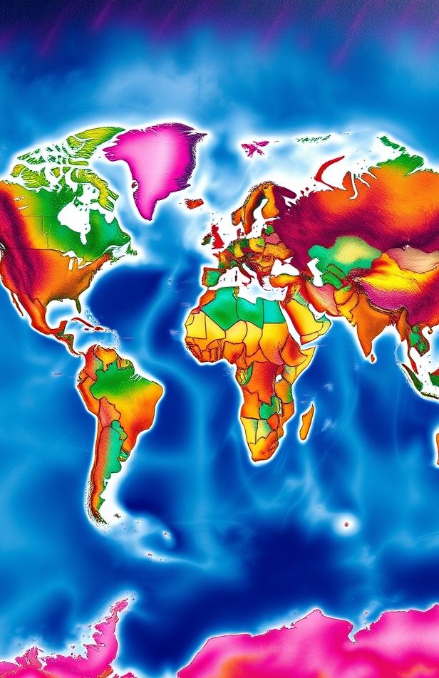 World Map Hd Wallpaper