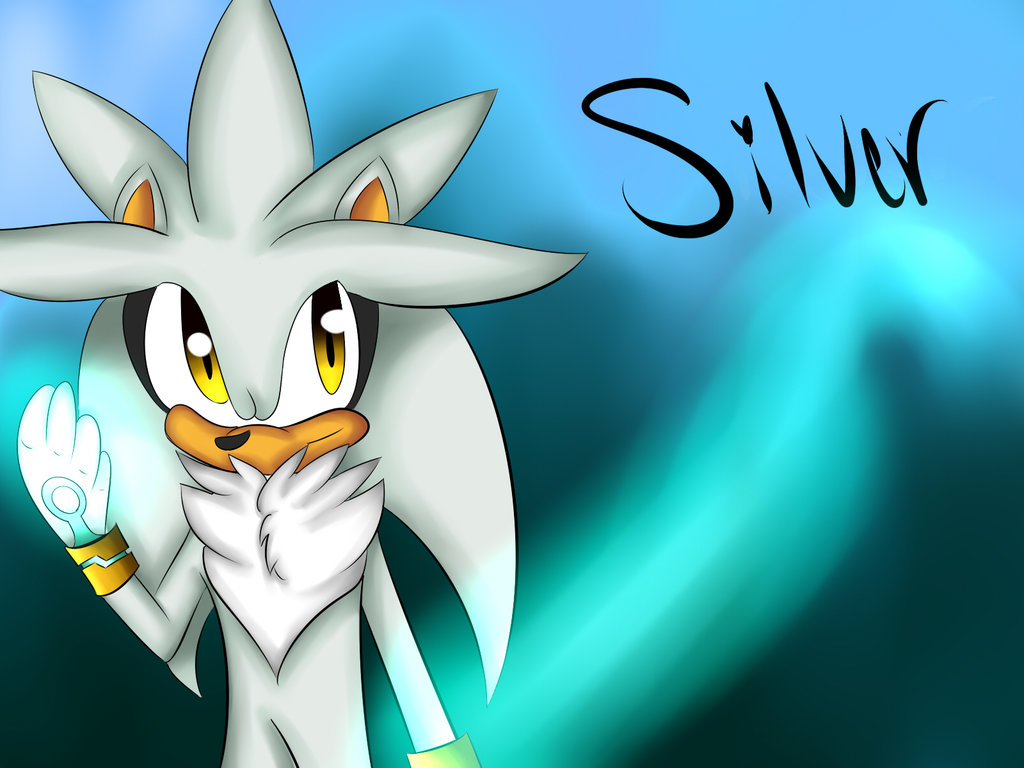 Silver the hedgehog background gift for Sonic93 by DalaneyBugg on