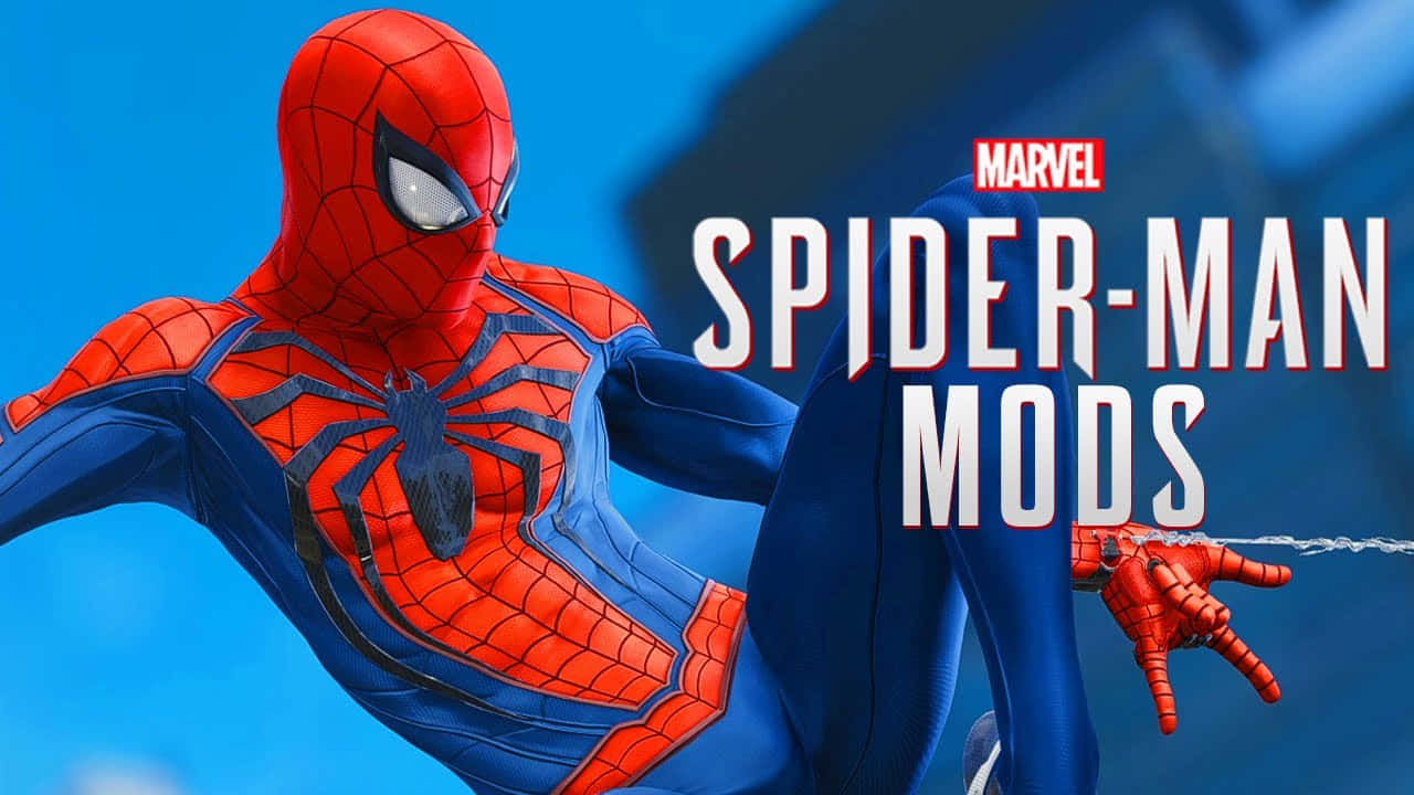 Spider Man Ps4 Logo Black And Red Wallpaper