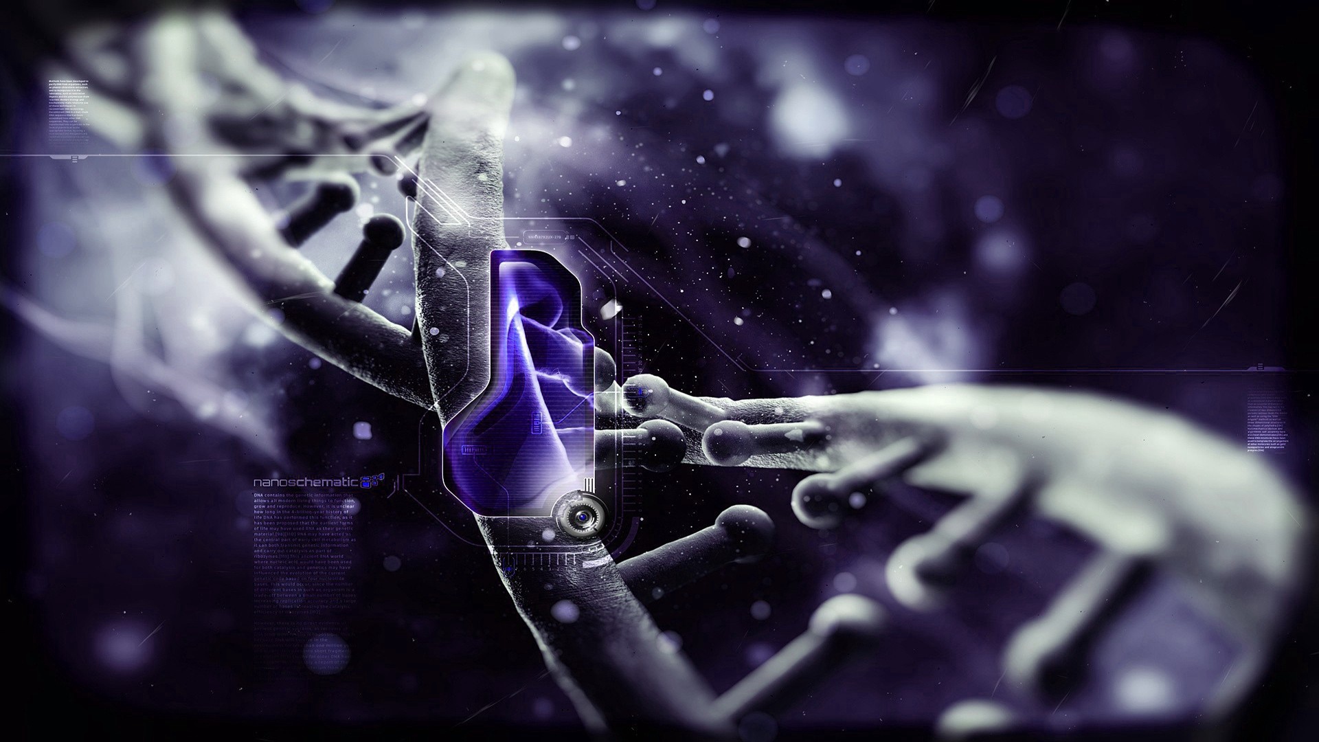 Wallpaper Geic Code Dna Circuit HD Background