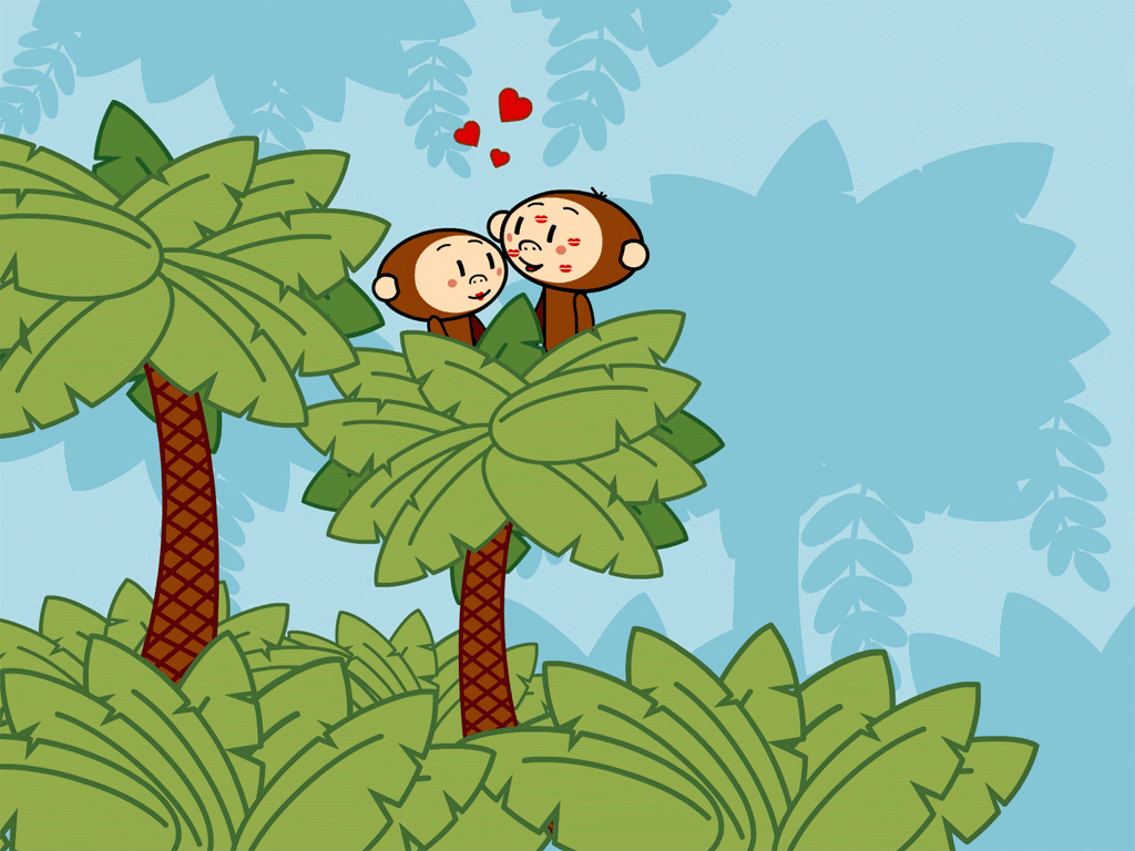 Cartoon Monkey Desktop Backgrounds Best Cartoon Wallpapers