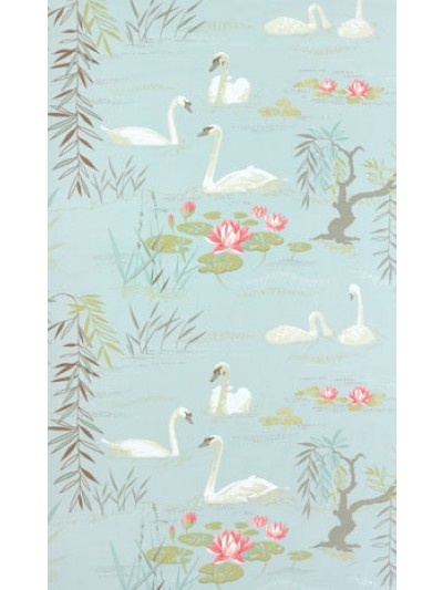 Sylvana Swan Lake Autumn Fabric Nina Campbell
