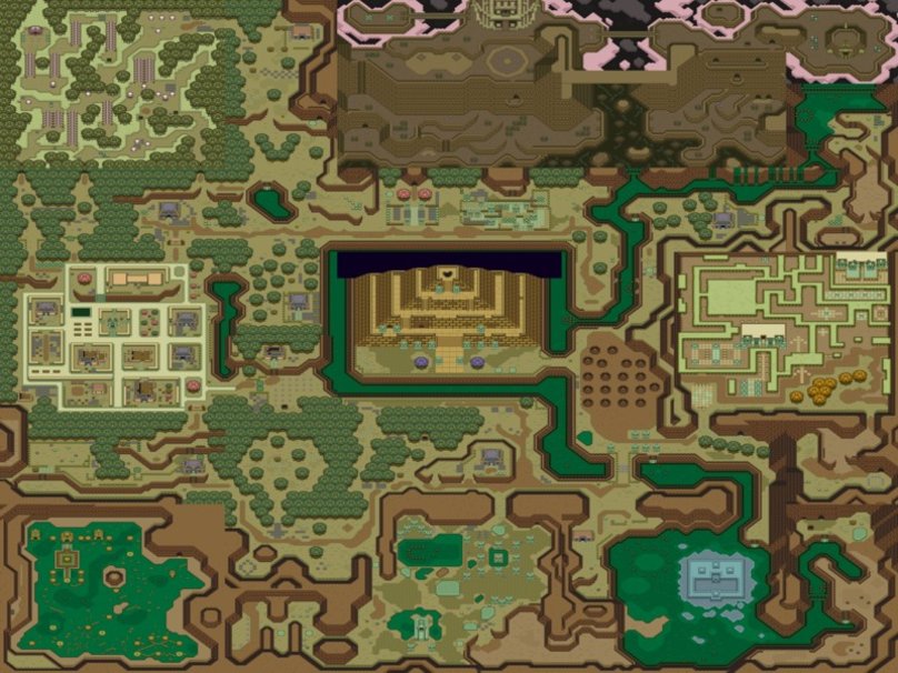 Of Zelda Map A Link To The Past Wallpaper Collective