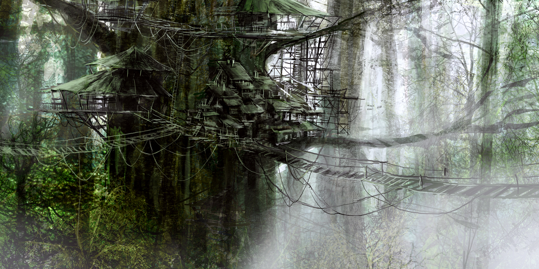 Landscape Nature Wallpaper Fantasy Tree House Px