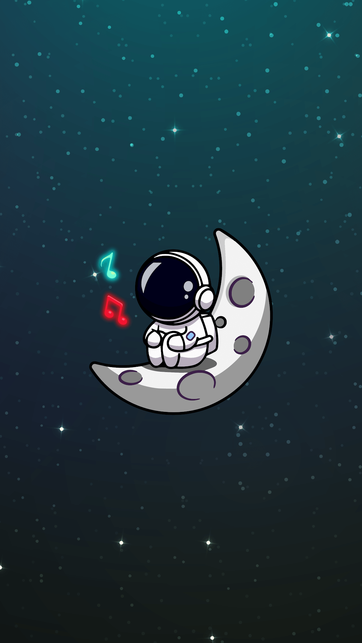 Cartoon Astronaut Wallpaper