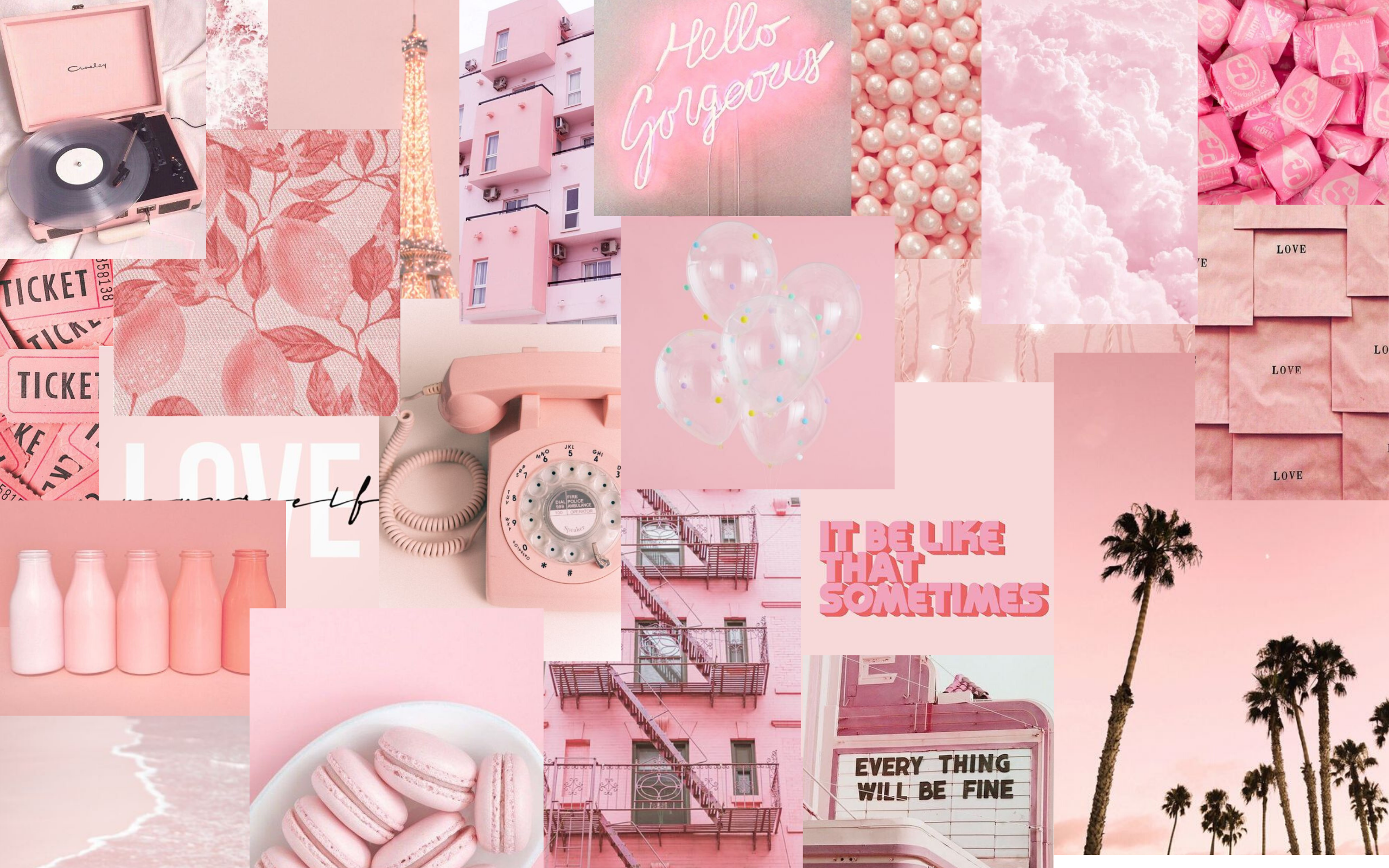 Light Pink Cute desktop wallpaper Imac wallpaper Desktop