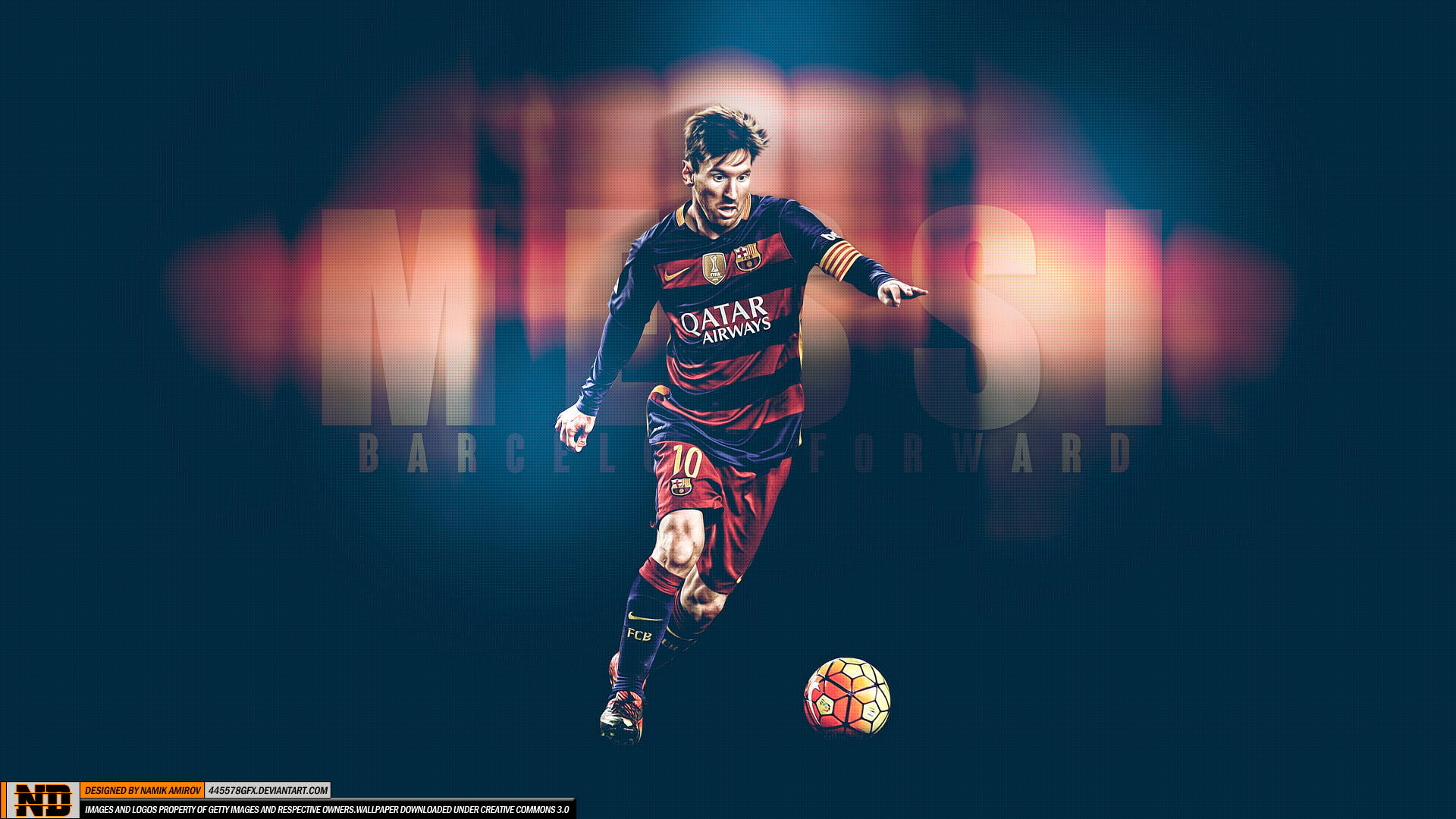 Lionel Messi Dribbling Wallpaper