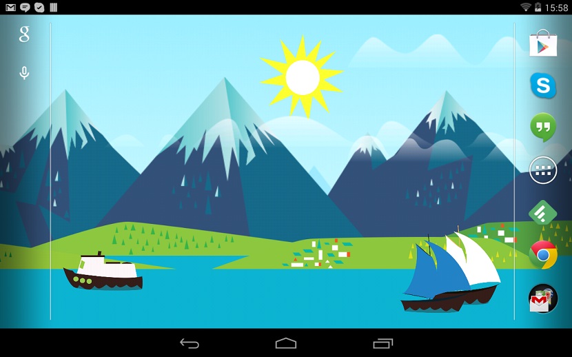 Mountains Wallpaper Con Efecto Parallax Para Android
