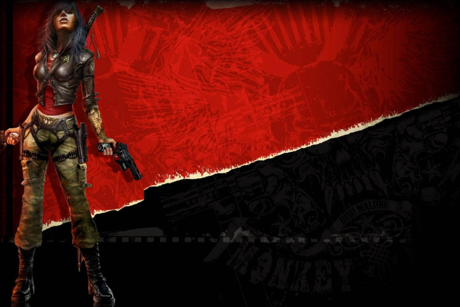 Black And Red Gaming Wallpaper