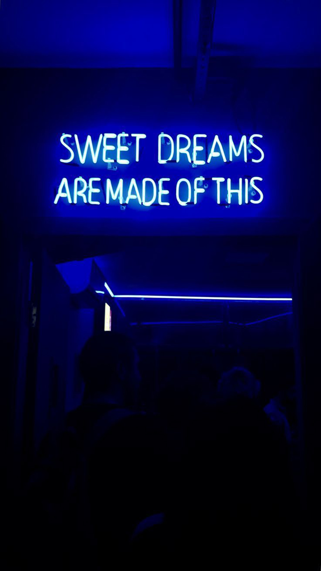 Neon Blue Aesthetic Wallpaper For Mobile