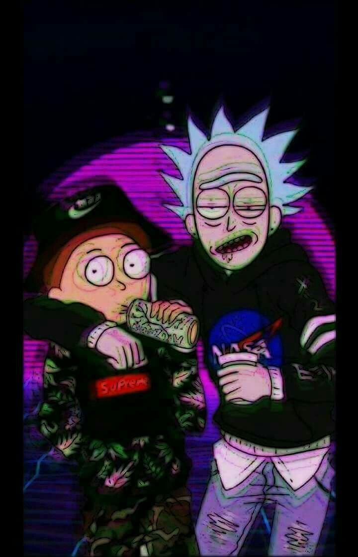 Rick and Morty trippie Rick morty Wallpaper Iphone wallpaper