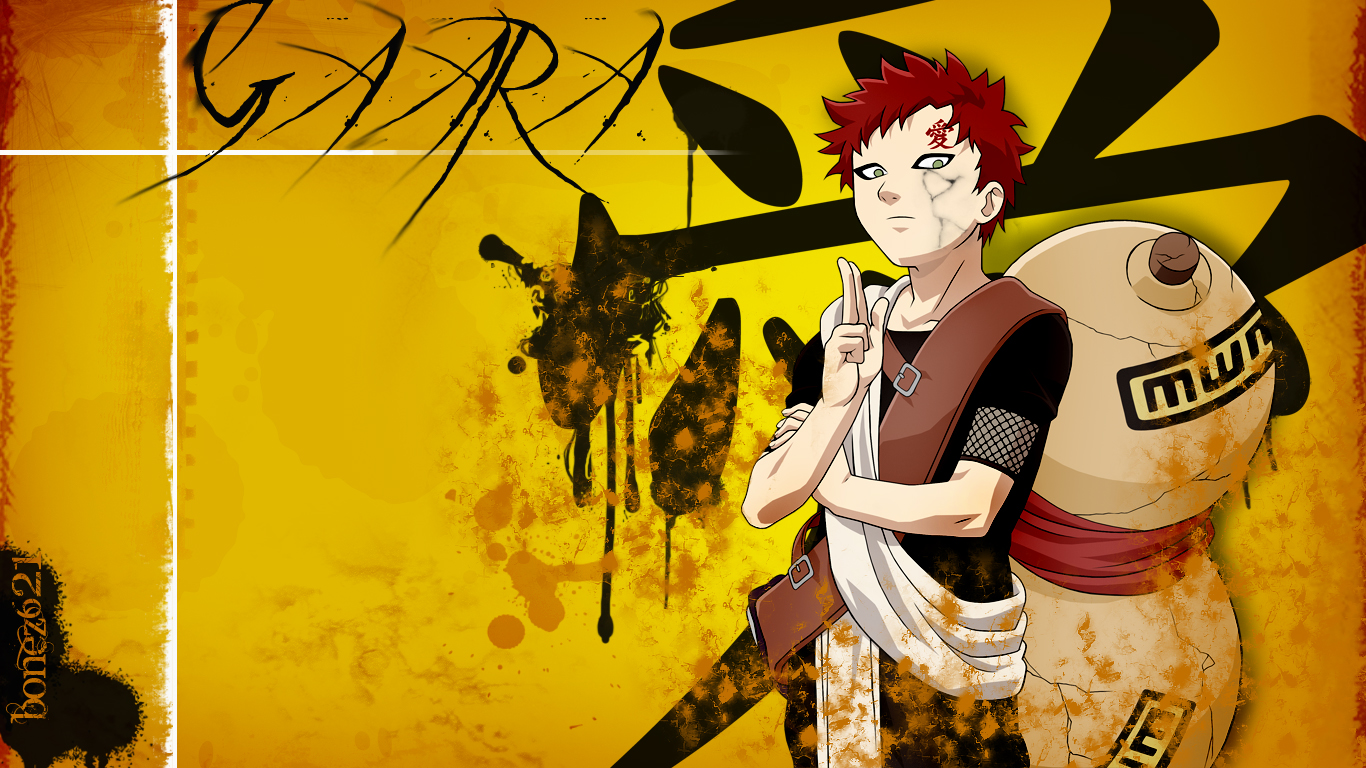 Naruto Wallpaper: ~ Gaara of the Sand ~ - Minitokyo