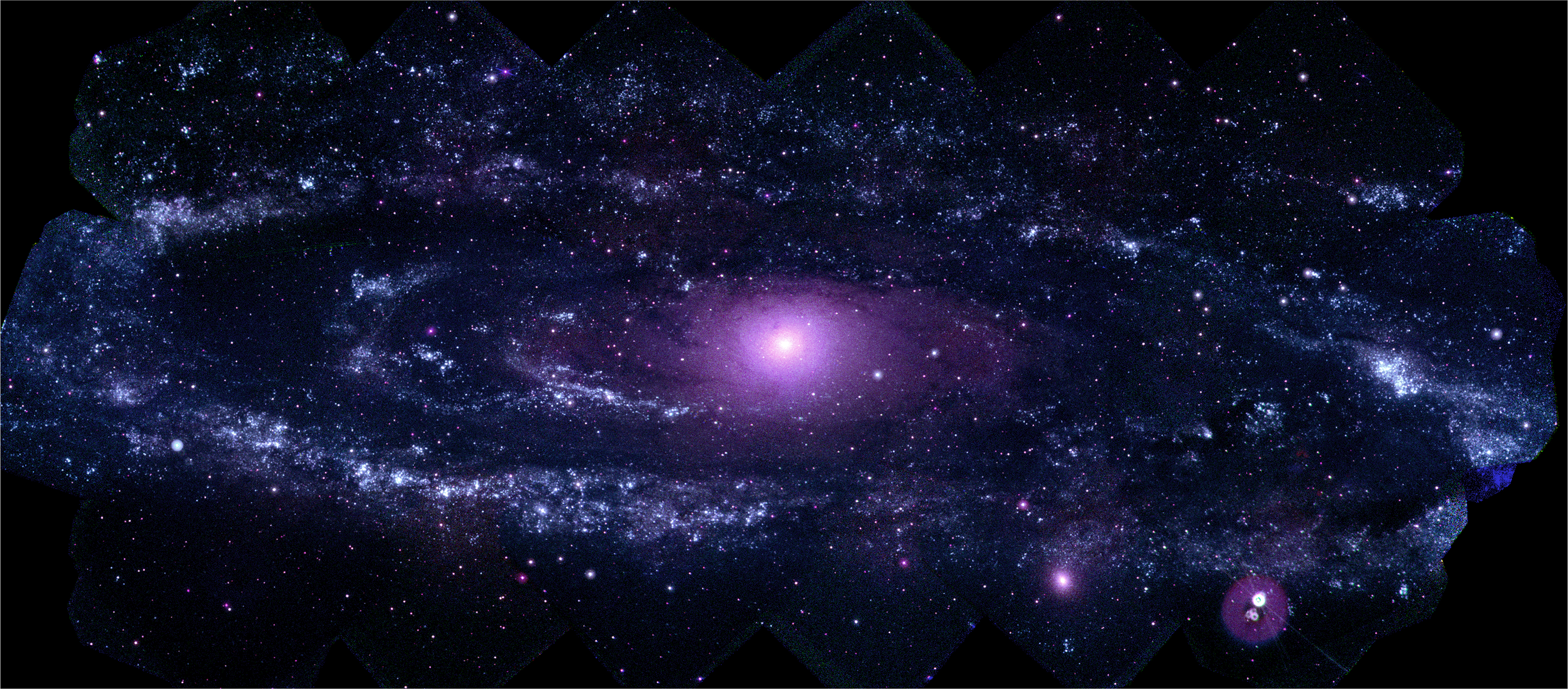 NASA   Swift Makes Best ever Ultraviolet Portrait of Andromeda Galaxy