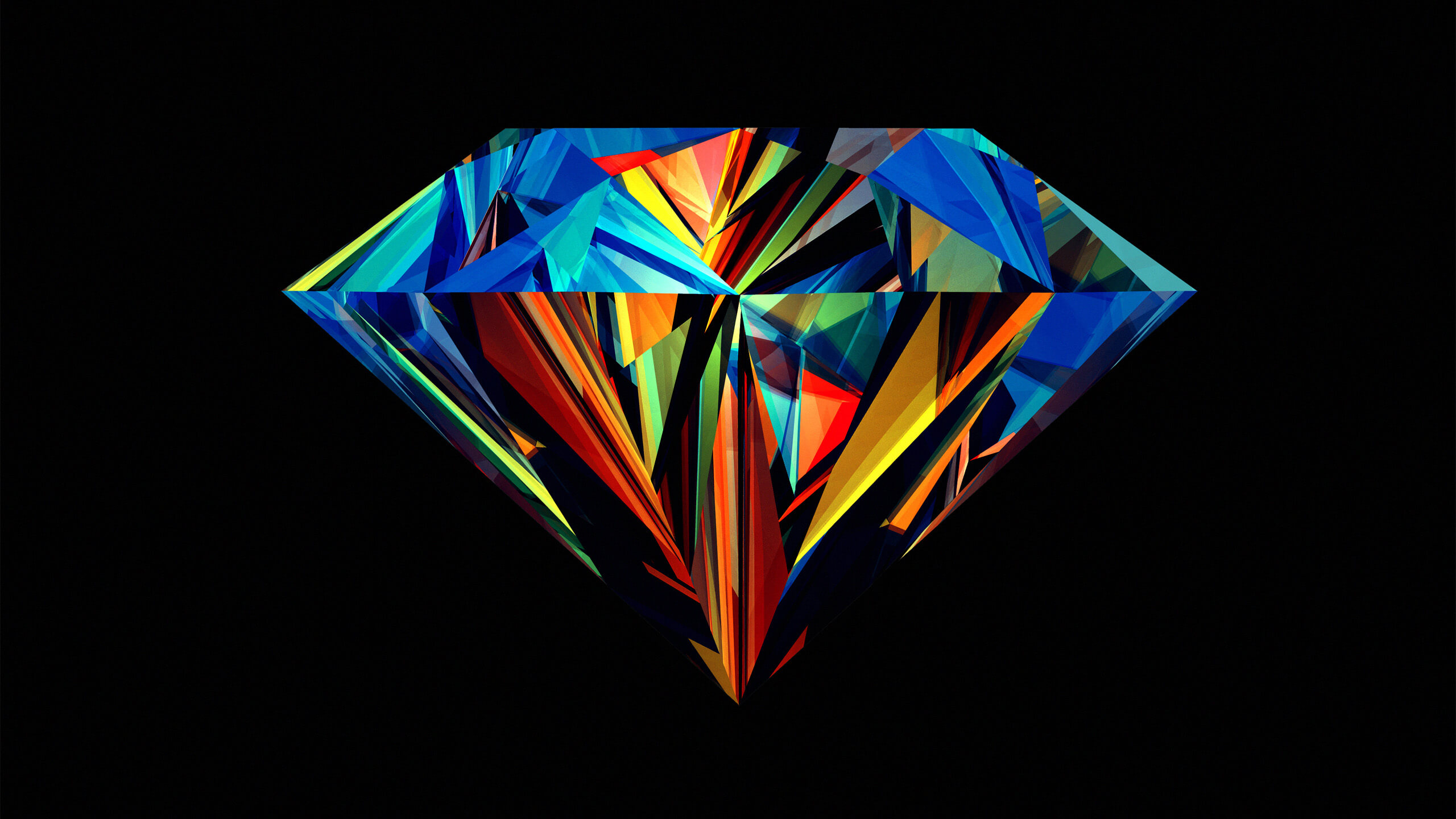Colorful Diamond HD Wallpaper For Channel Art HDwallpaper