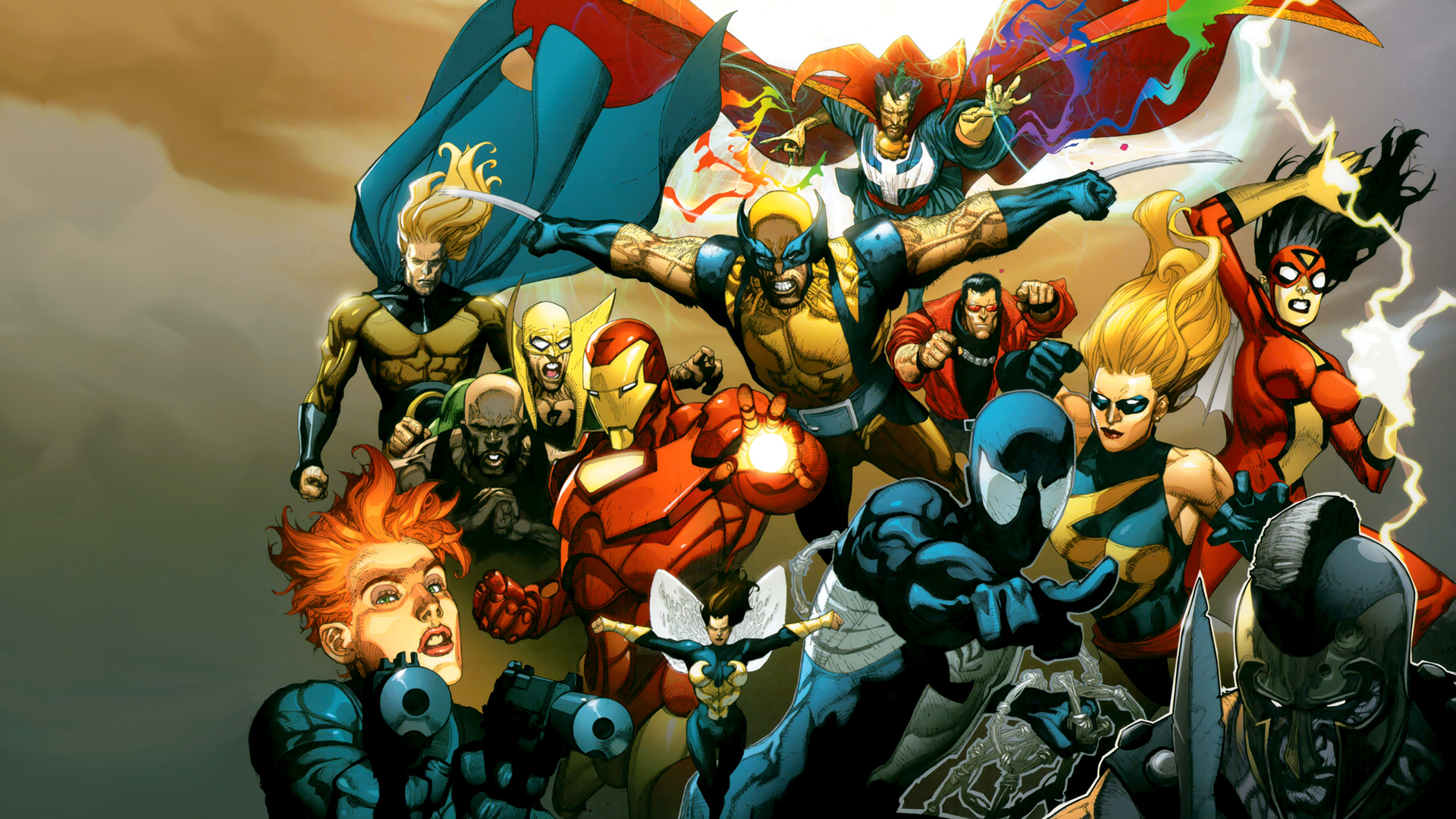 The New Avengers Jpg Zoom Ics Daily Ic Book Wallpaper
