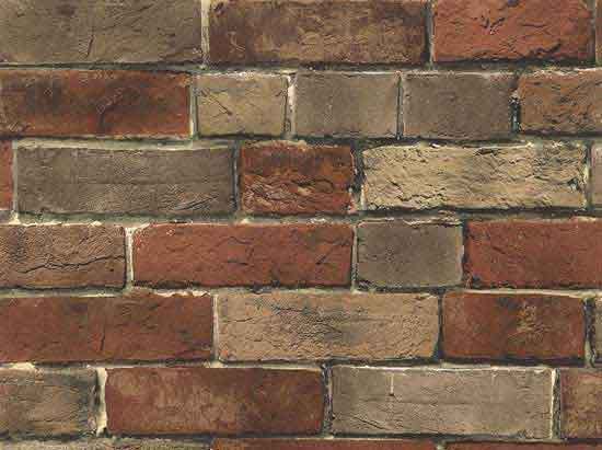 Faux Brick Wallpaper Rustic Feel Image Graphic Picture Photo