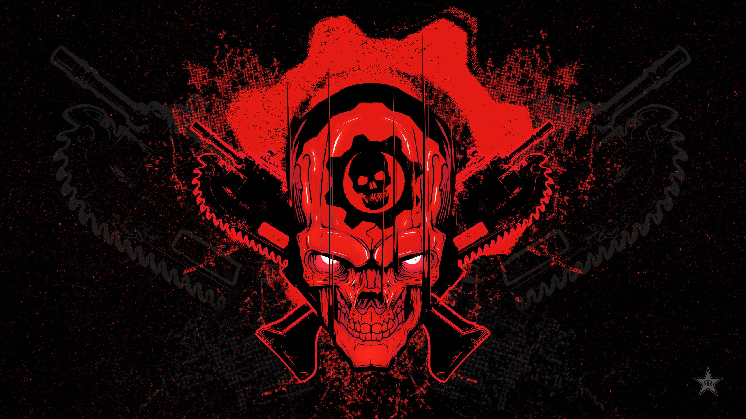 Black And Red Gaming Wallpaper
