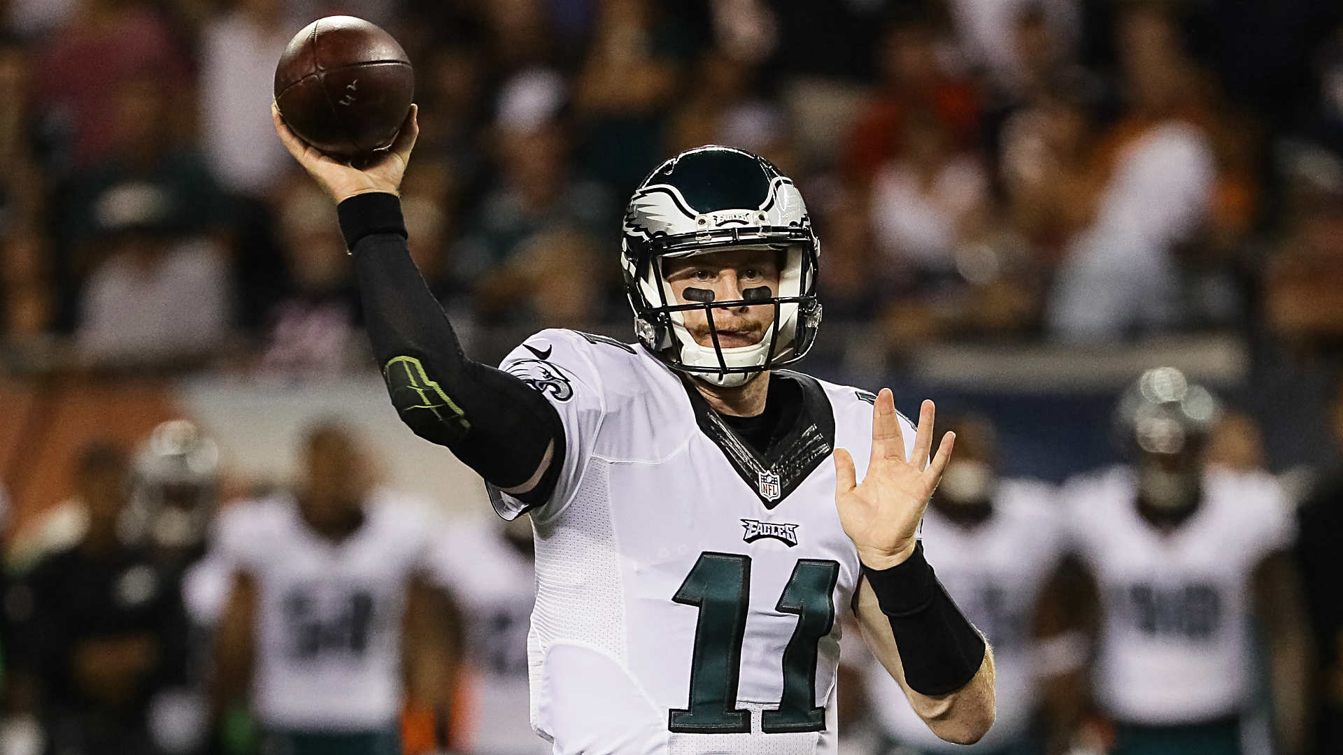 Carson Wentz Now As A Pro Following In Really Big