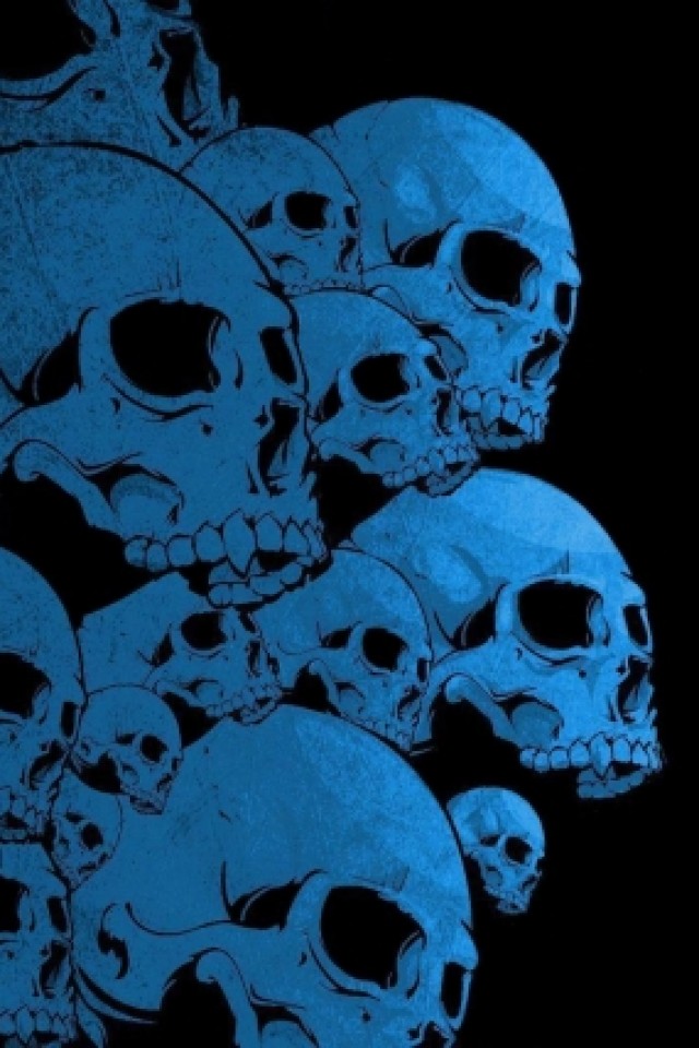 Skulls iPhone Wallpaper