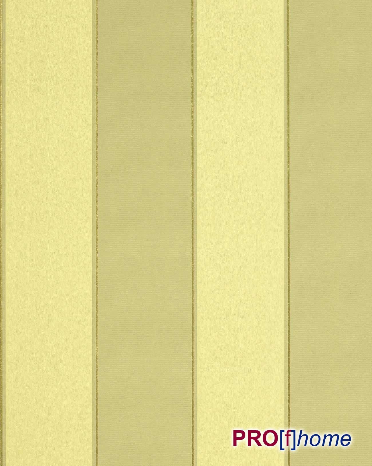 Luxury Block Stripe Heavyweight Wallpaper Yellow Green Sq Ft