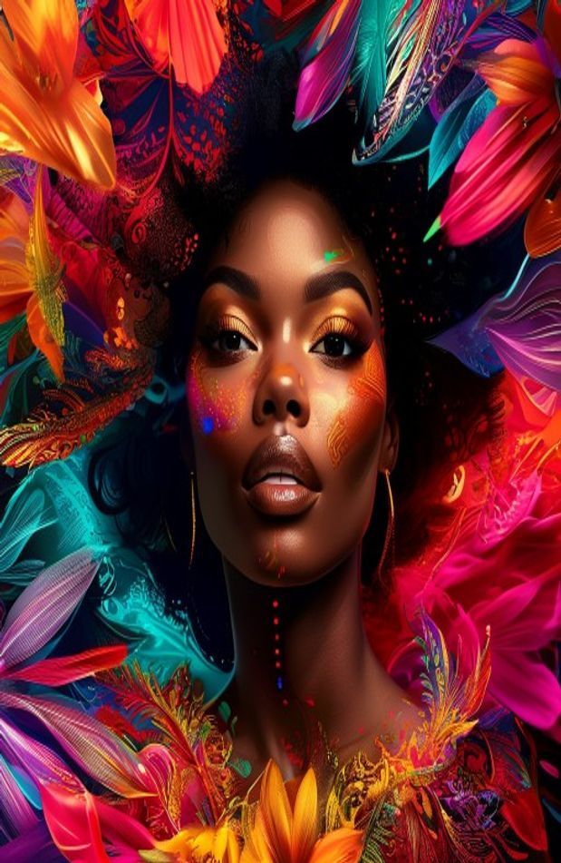 Beautiful Black Women Wallpaper