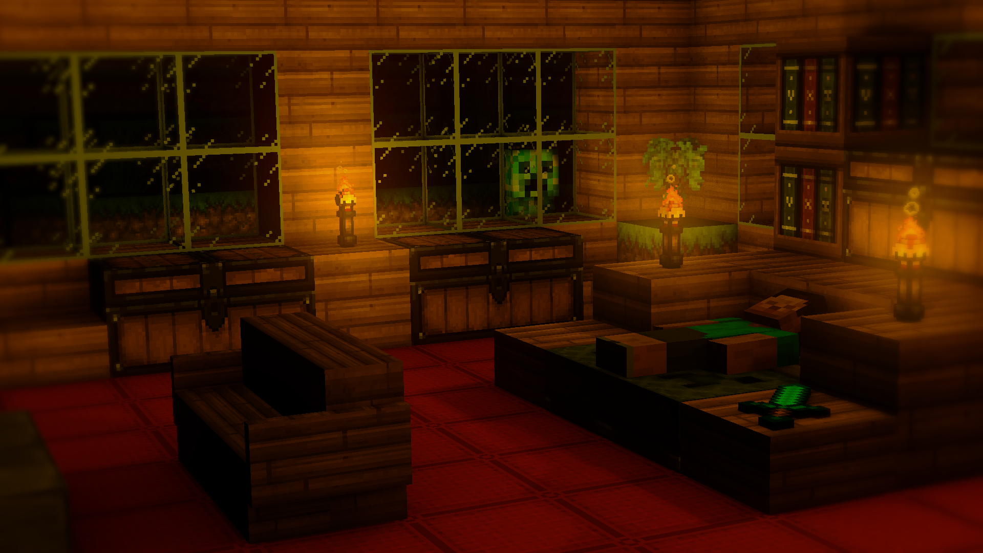 Minecraft 3d Room By Theevollutions