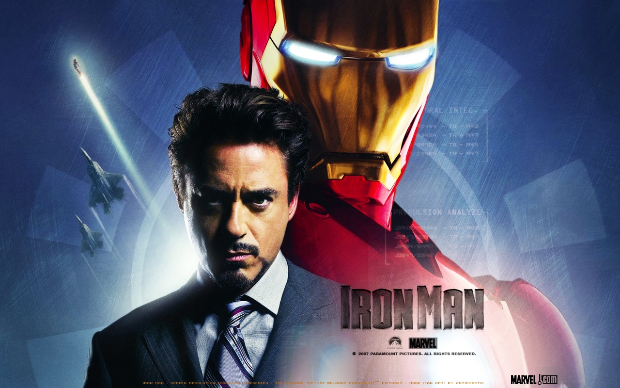Robert Downey Jr Iron Man Wallpaper Anim
