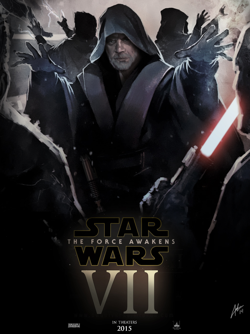 Episode VII   The Force Awakens   Poster by DarthTemoc 1050x1400