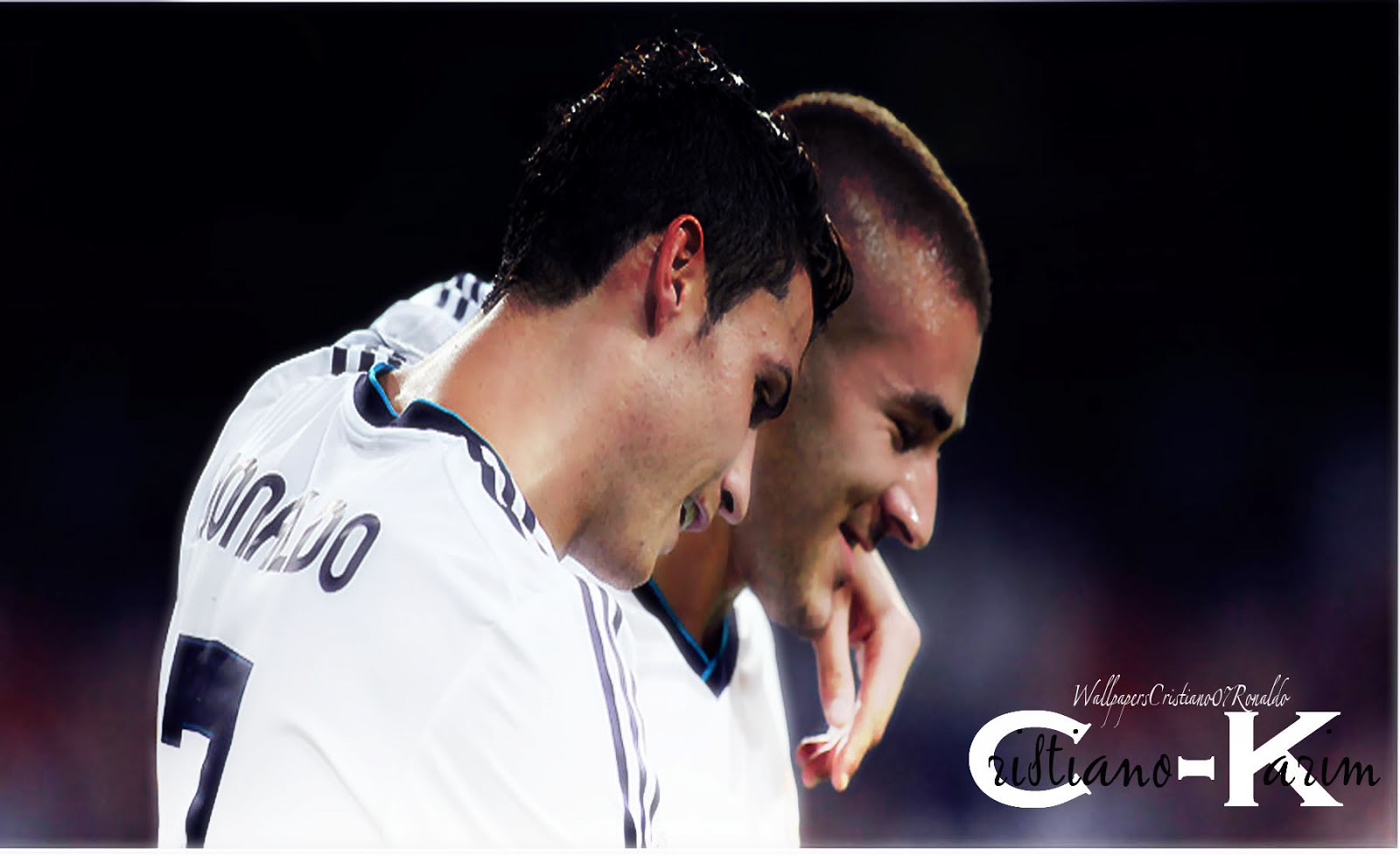 Wallpaper Cristiano Ronaldo Karim Benzema HD Real Madrid