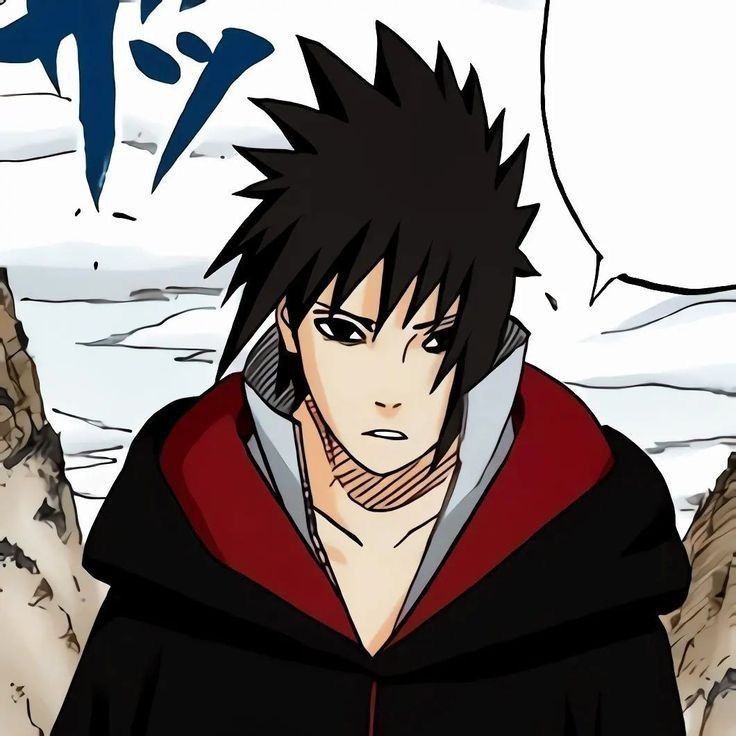 Sasuke Pfp Manga Colored Wallpaper