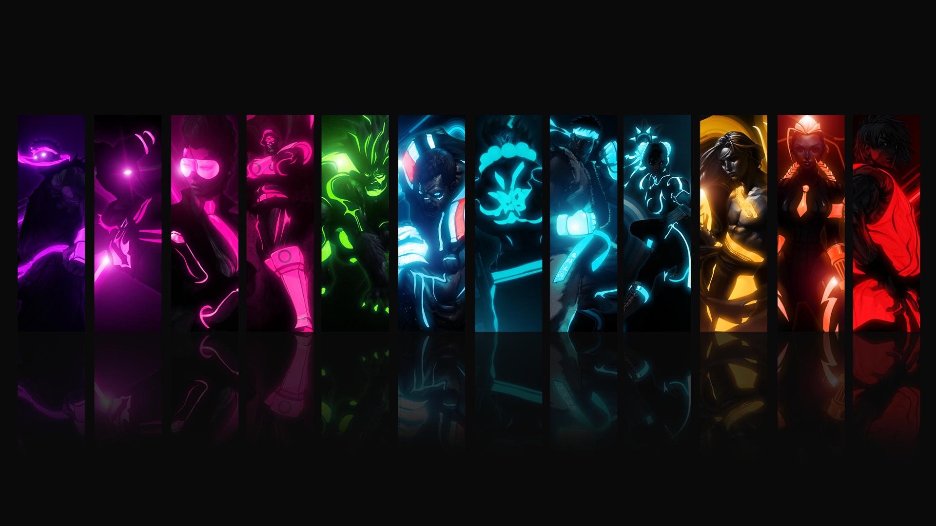 Street Fighter Tron Awesome Desktop Pc And Mac Wallpaper