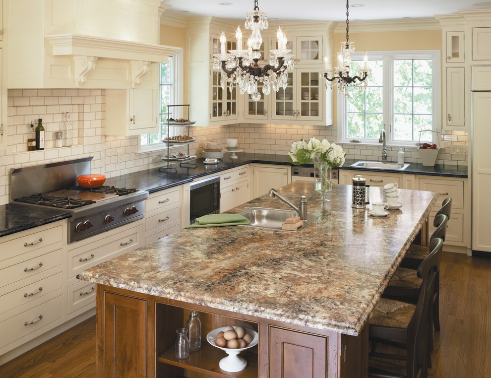 Formica That Looks Like Granite Traditional Kitchen With Floral