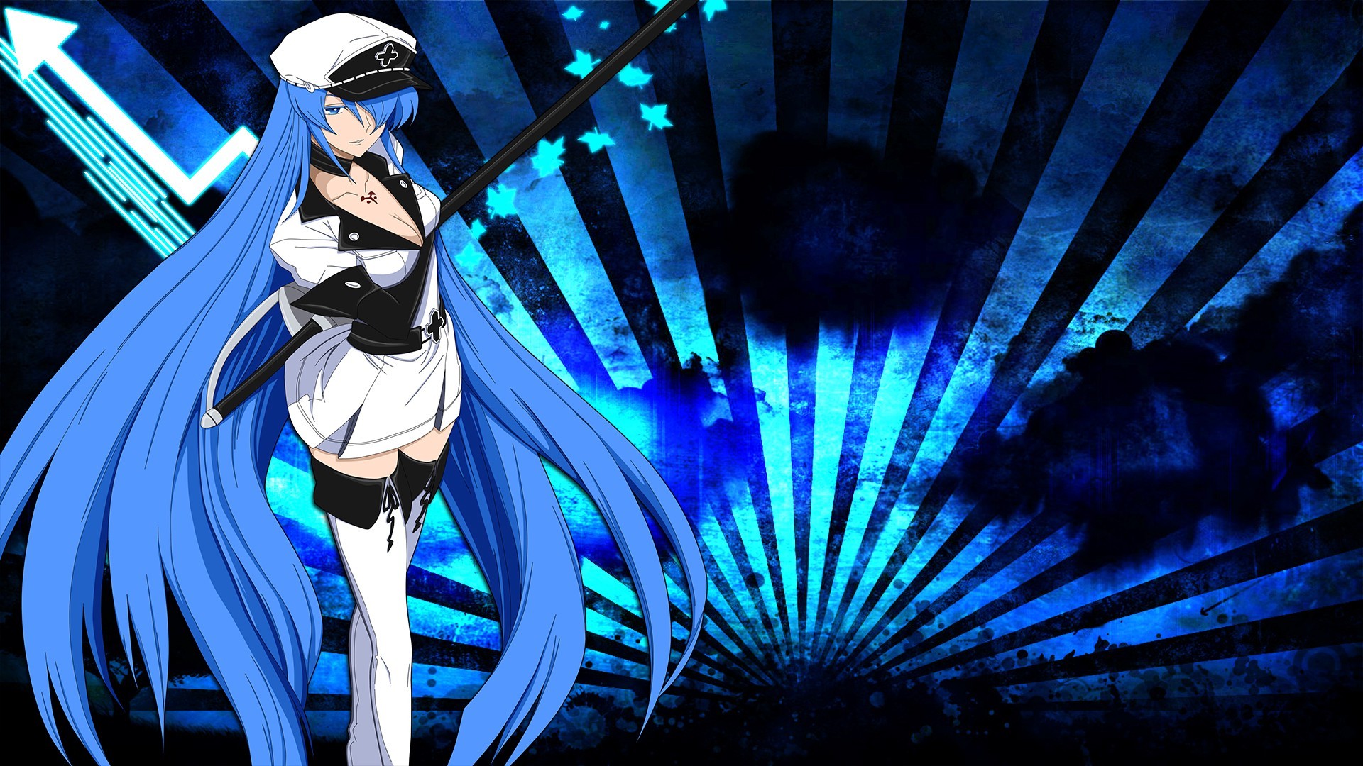Anime Girls Esdeath Akame Ga Kill Wallpaper