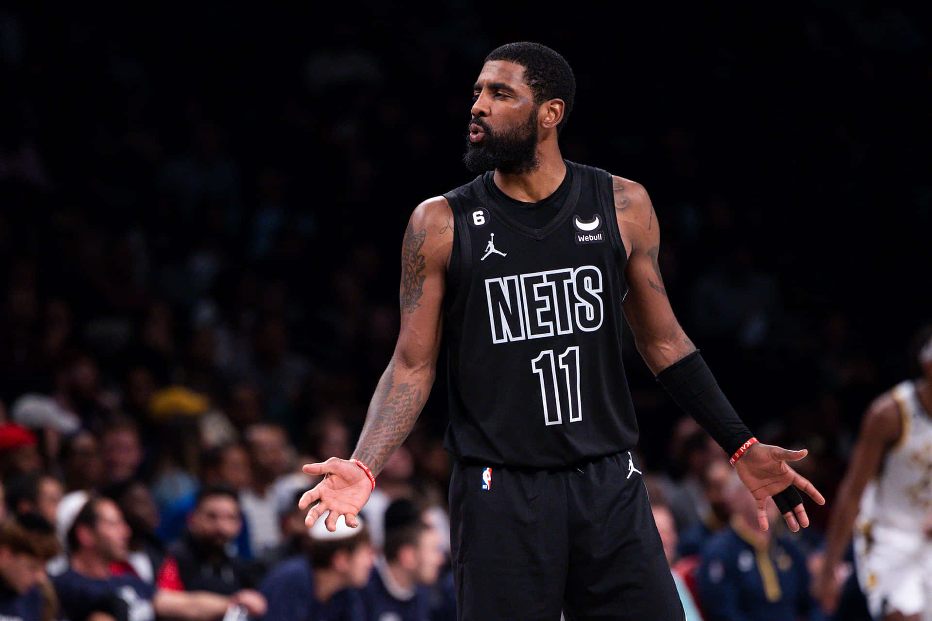 Kyrie Irving Of The Brooklyn Nets Captures Crowd Wallpaper