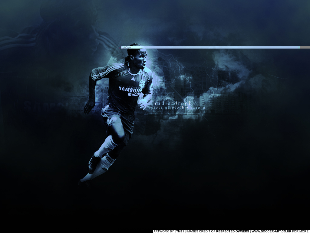 Didier Drogba Chelsea Wallpaper HD Football