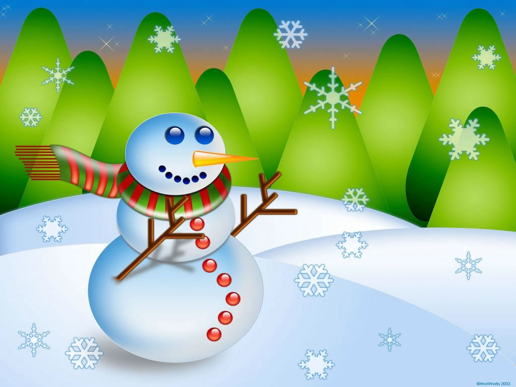 Funny Pictures Gallery Cartoon Snowman