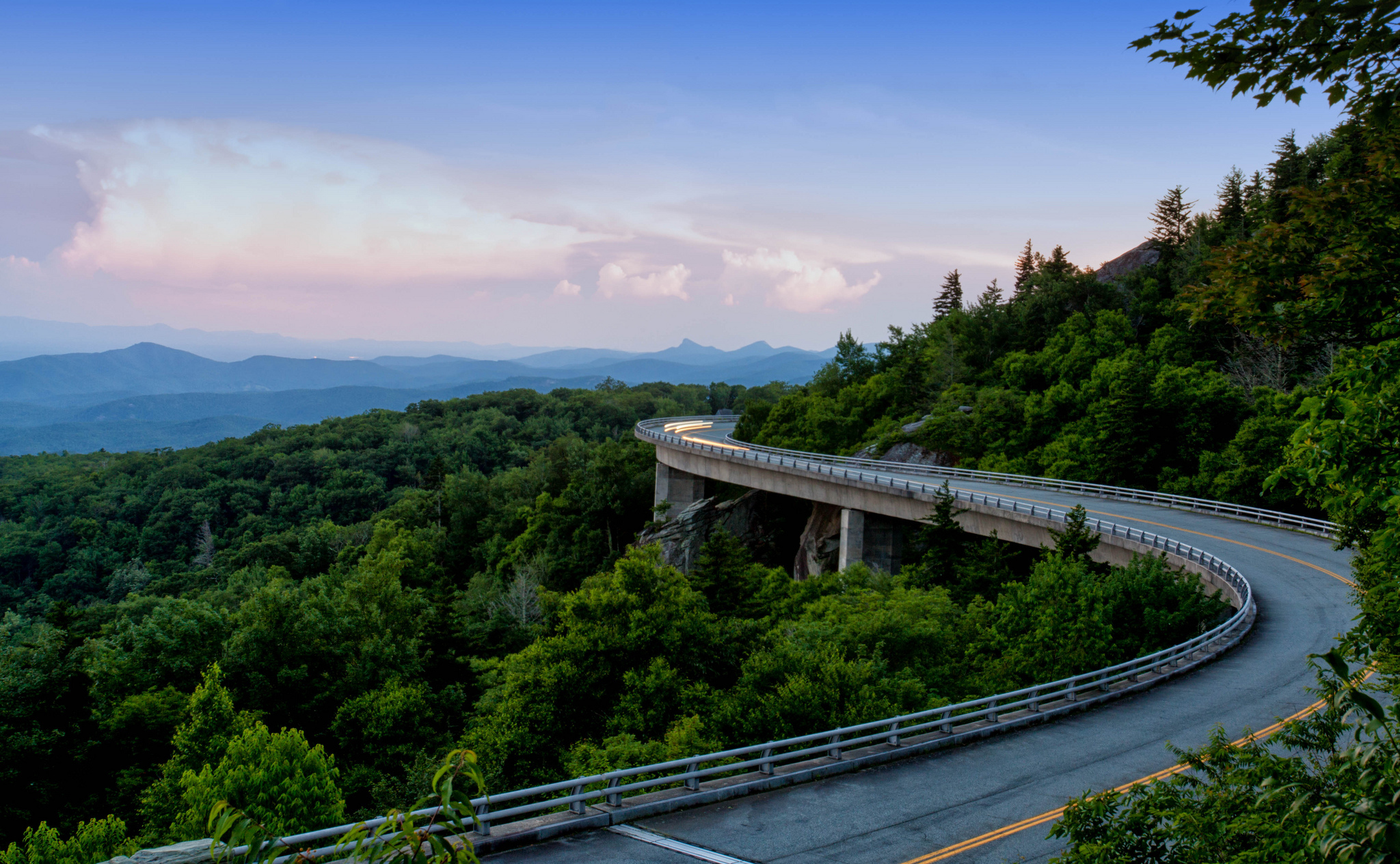 Appalachian Mountains Forest Road Wallpaper