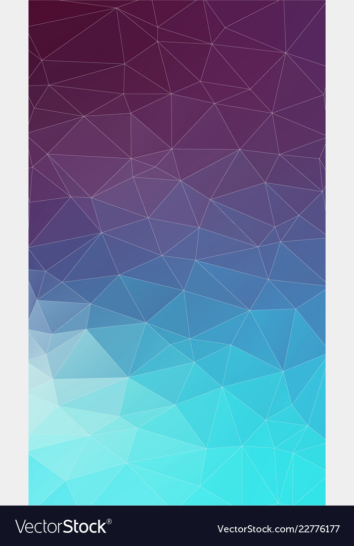 Vertical flat background with geometric triangle Vector Image