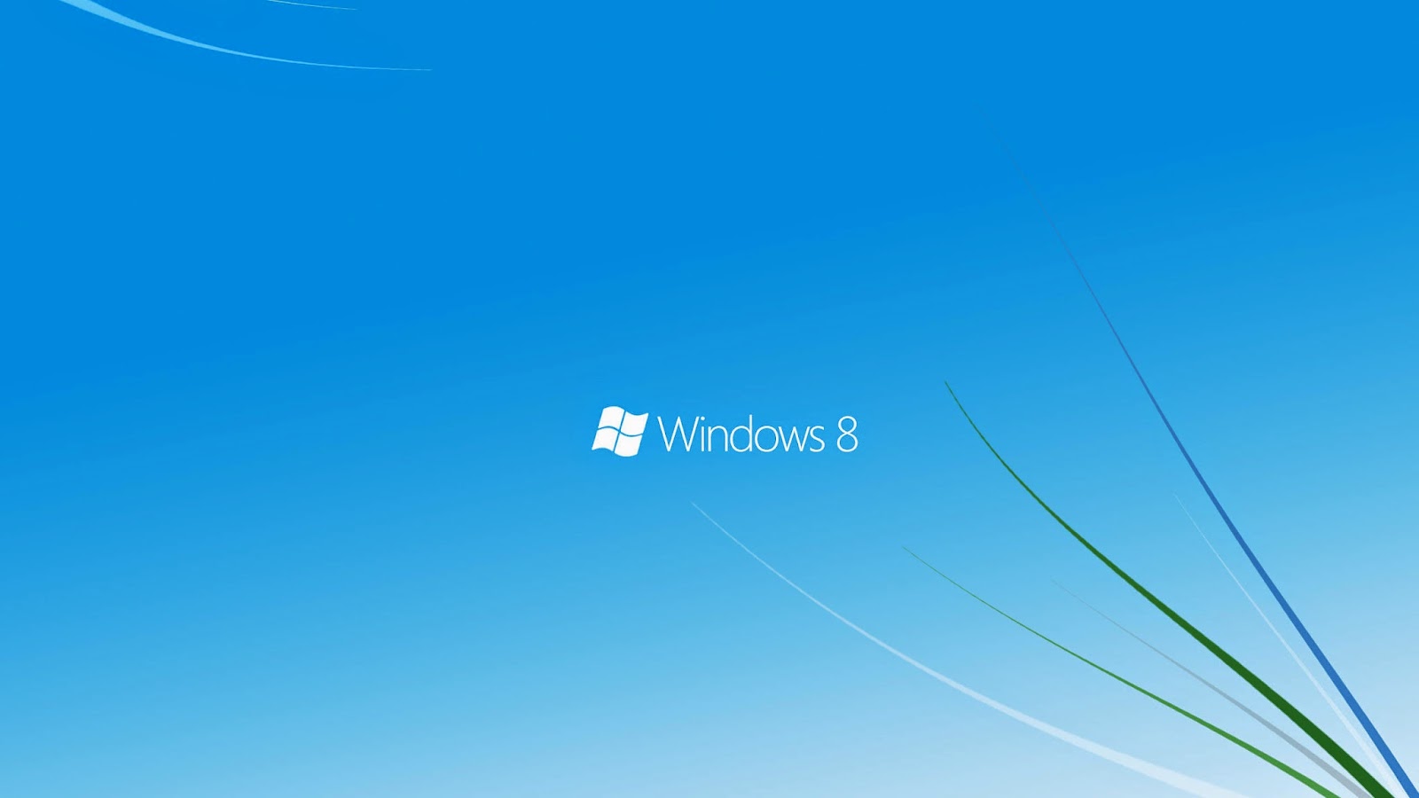 Latest Windows 8 full HD wallpaper new Metro look blue black theme BG 1600x900