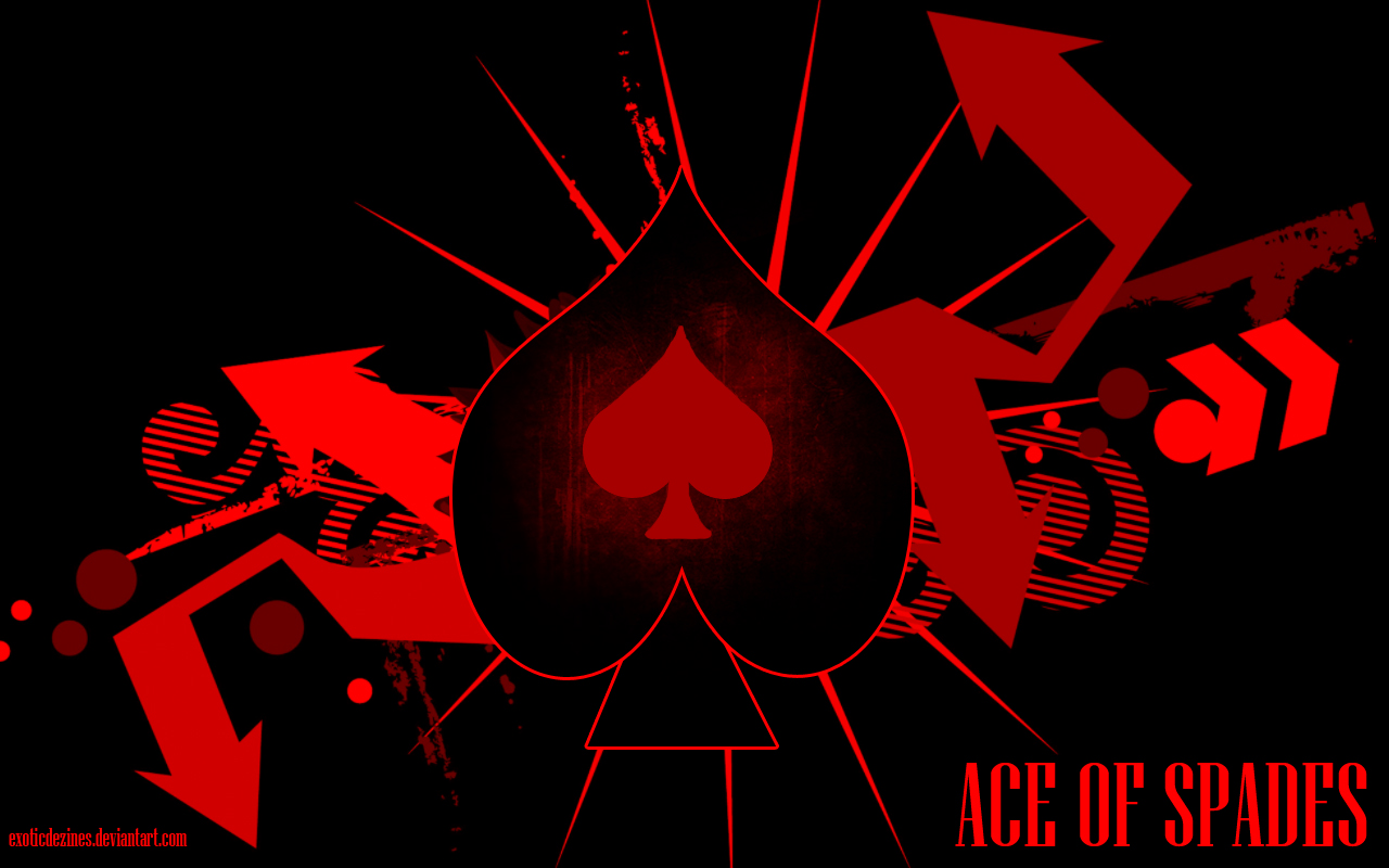 Ace Of Spades Wallpaper By Exoticdezines