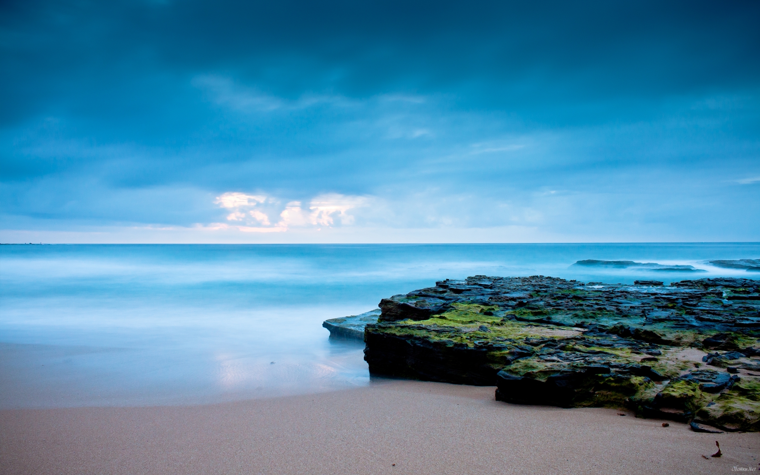 Calm Sea Shore Hd Desktop Wallpaper