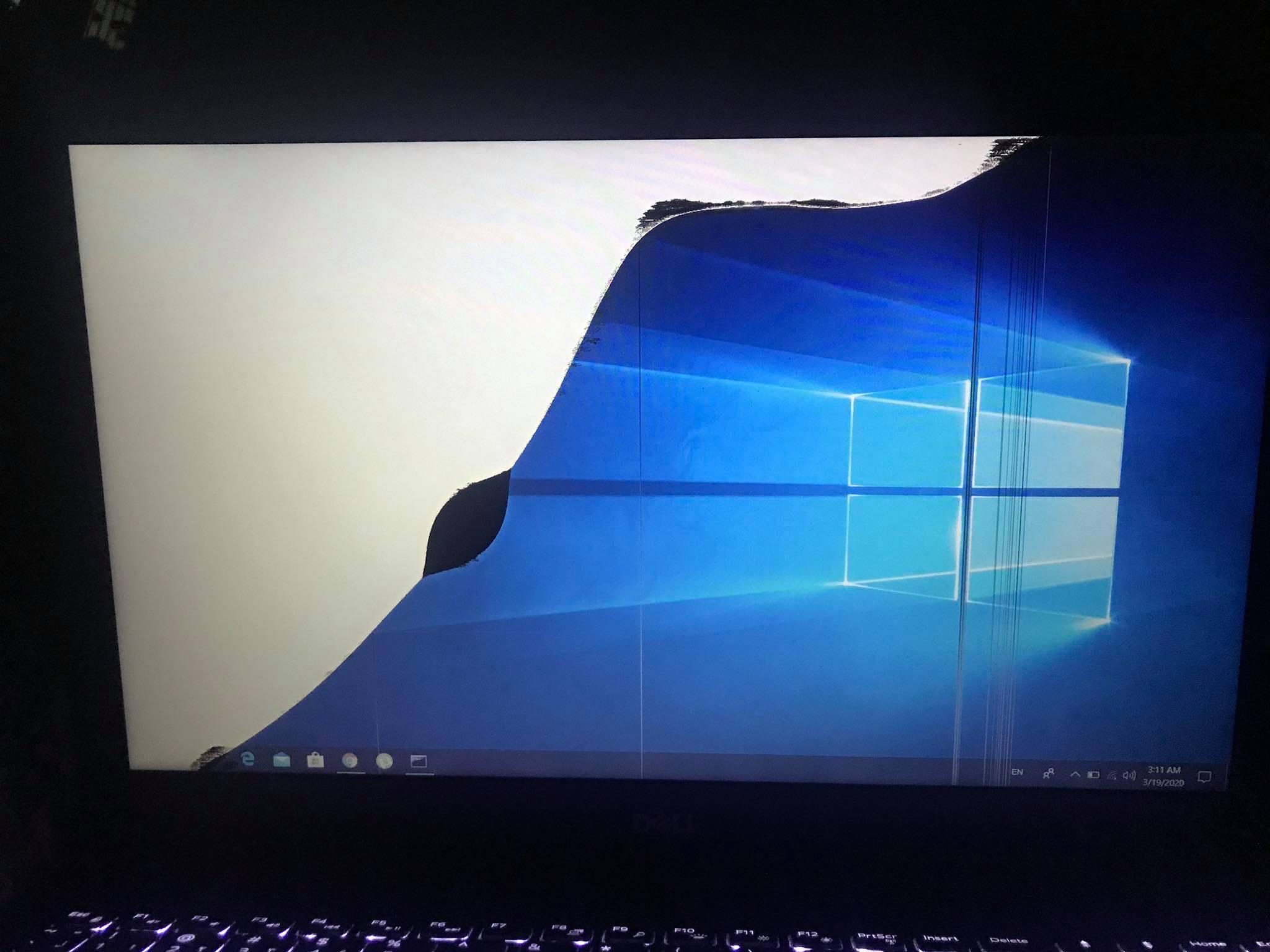 Solved Broken Screen Dell Munity