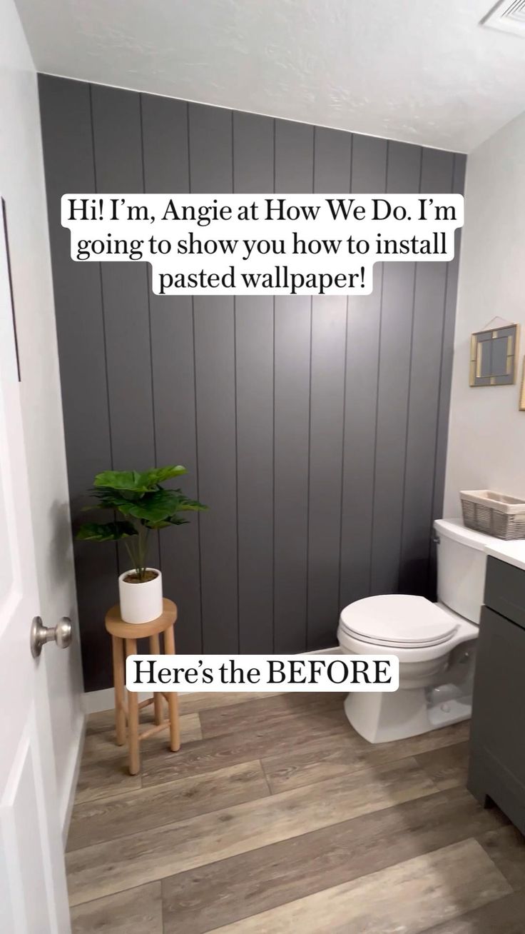 Hang Pasted Wallpaper