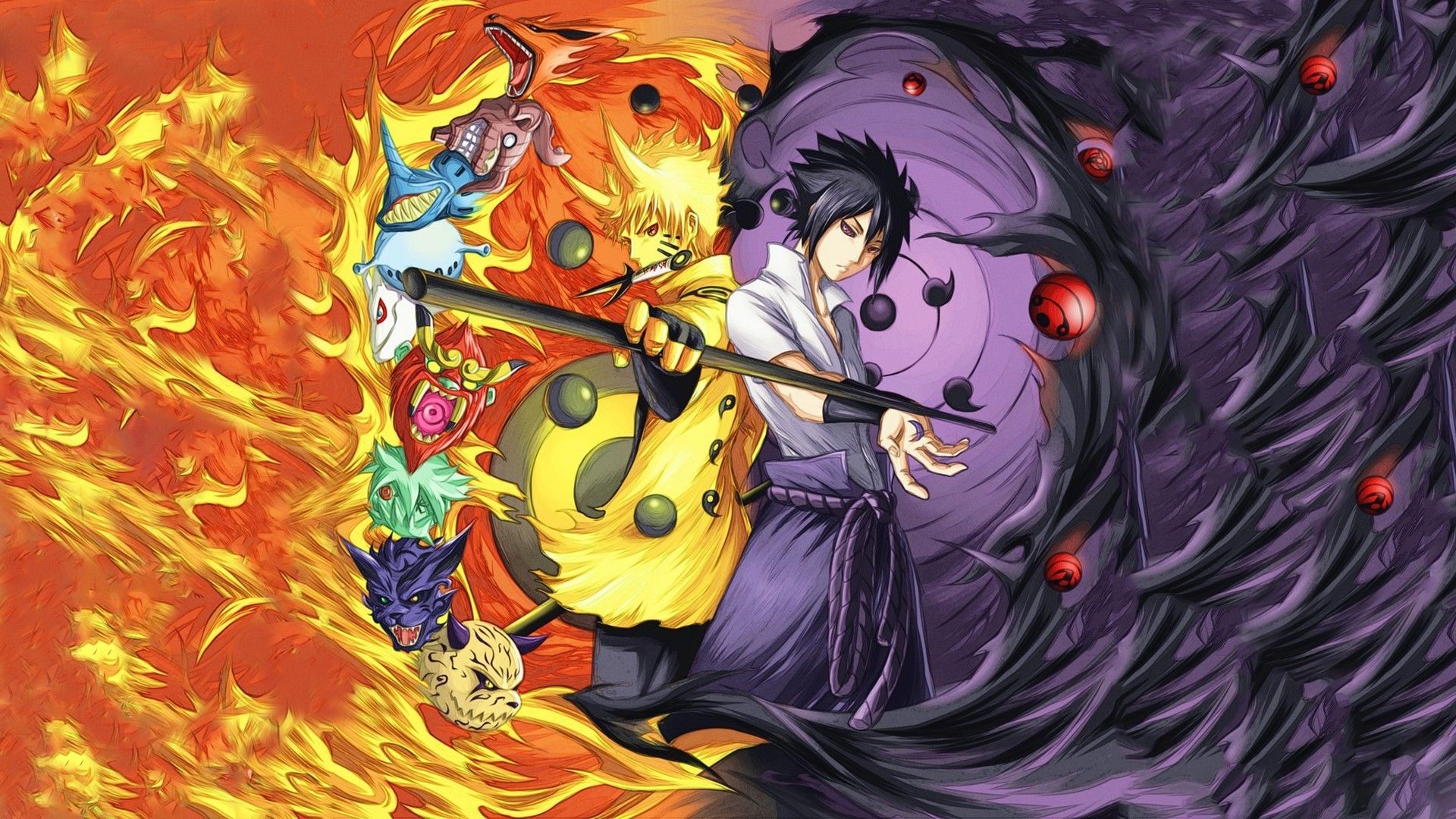 Naruto And Sasuke Wallpaper On